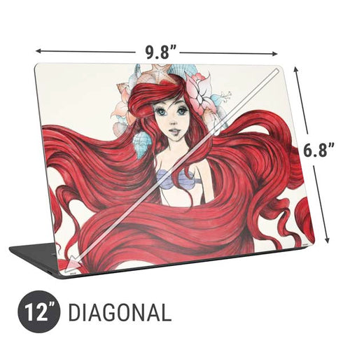 Disney The Little Mermaid Ariel Illustration Universal Laptop 12in (9.8 x 6.8in) Skin